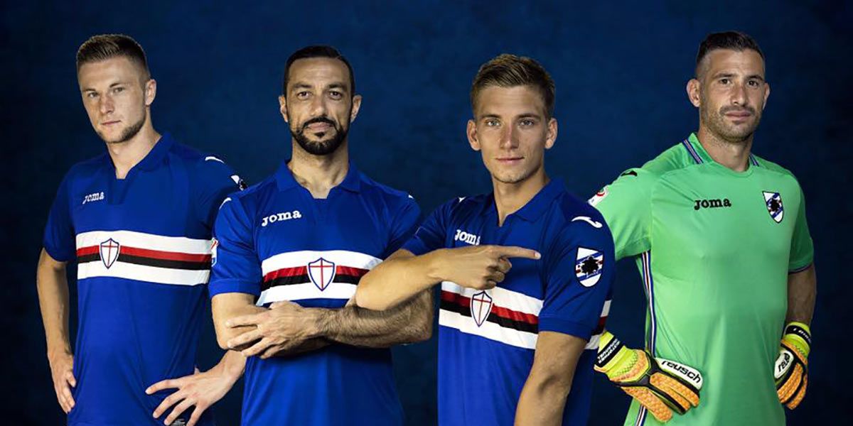 Nuova maglia Sampdoria 2017-2018 Joma
