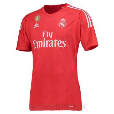 Maglia portiere Real Madrid away 2017-18 rossa