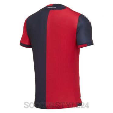 Il retro della maglia del Cagliari home 2017-18