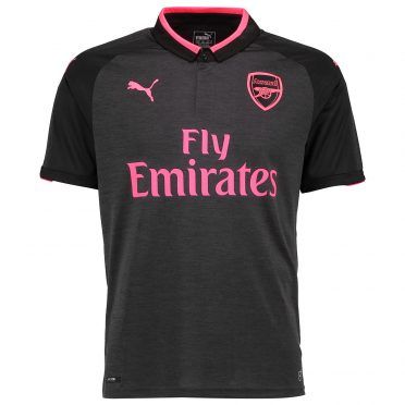 Terza maglia Arsenal 2017-2018 grigio-rosa