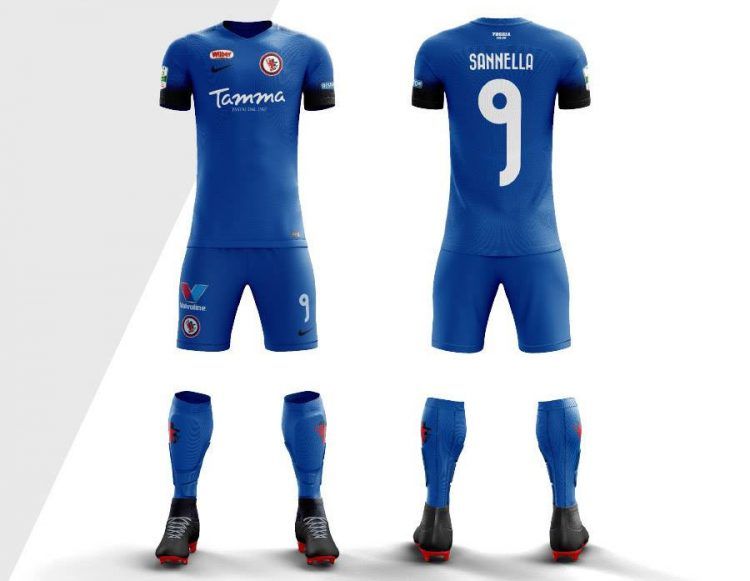 Foggia terza divisa blu 2017-18