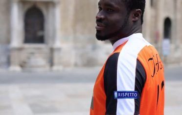 Dettaglio divisa away Ascoli 2017-18