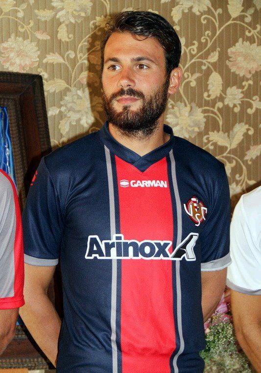 Terza maglia Cremonese 2017-2018 blu