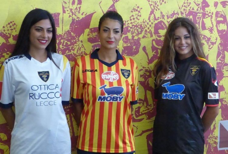 Le nuove maglie del Lecce 2017-2018