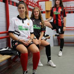 Masini, Coselli e Chericoni con i completi della Lucchese