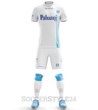 Seconda maglia Chievo 2017-2018 bianca-azzurra
