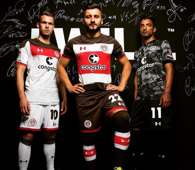 Le nuove divise del St. Pauli 2017-18