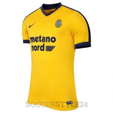 Seconda maglia Verona 2017-18 gialla