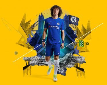 David Luiz indossa la divisa Nike del Chelsea