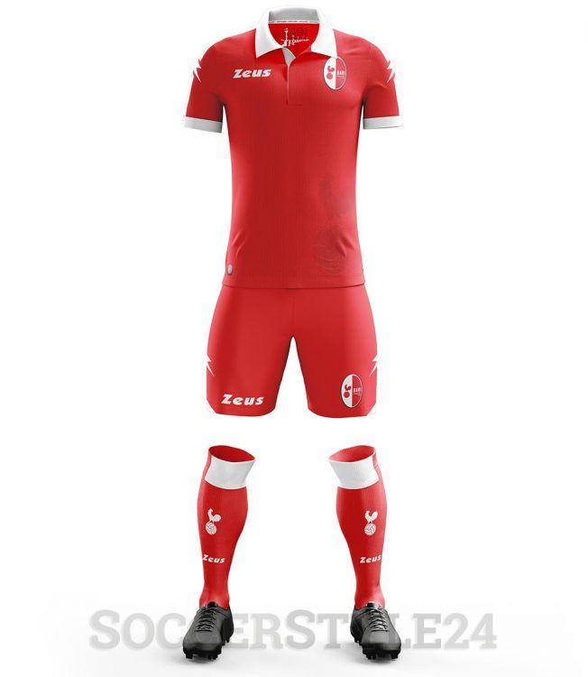 Seconda maglia Bari rossa 2017-18