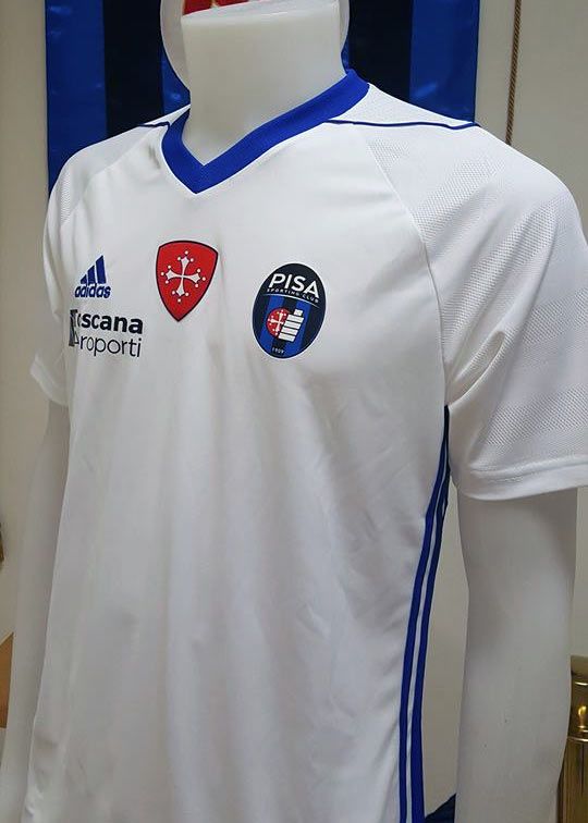 Seconda maglia Pisa 2017-18 bianca
