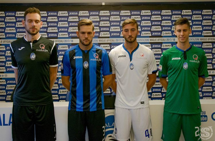 Le nuove maglie dell'Atalanta 2017-2018