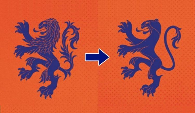Stemma Leonessa Olanda nazionale femminile