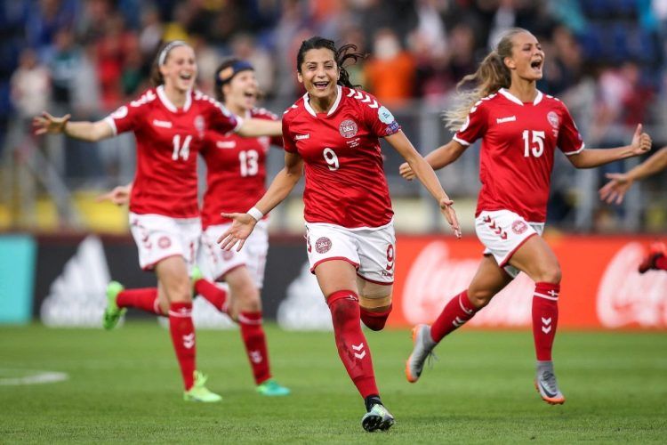 Danimarca, maglia Europei 2017 donne