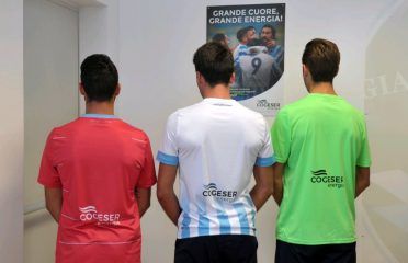 Il retro delle nuove maglie della Giana Erminio