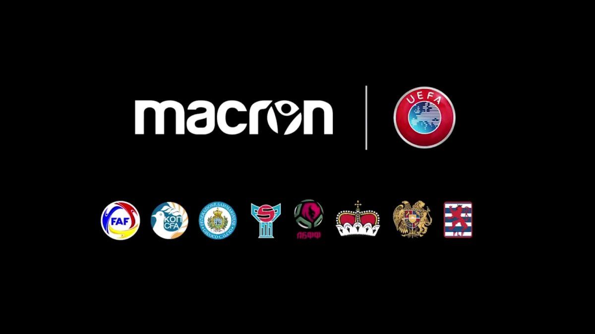 Macron sponsor nazionali UEFA minori