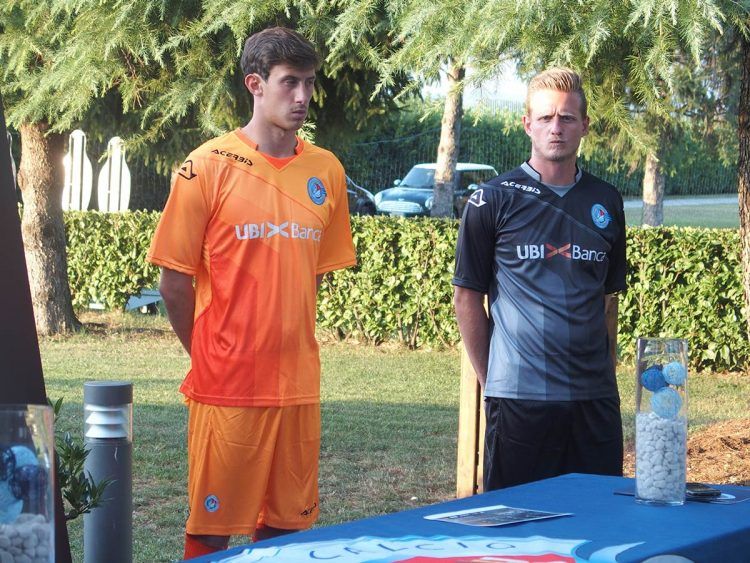 Le maglie da portiere dell'Albinoleffe, Serie C 2017-2018