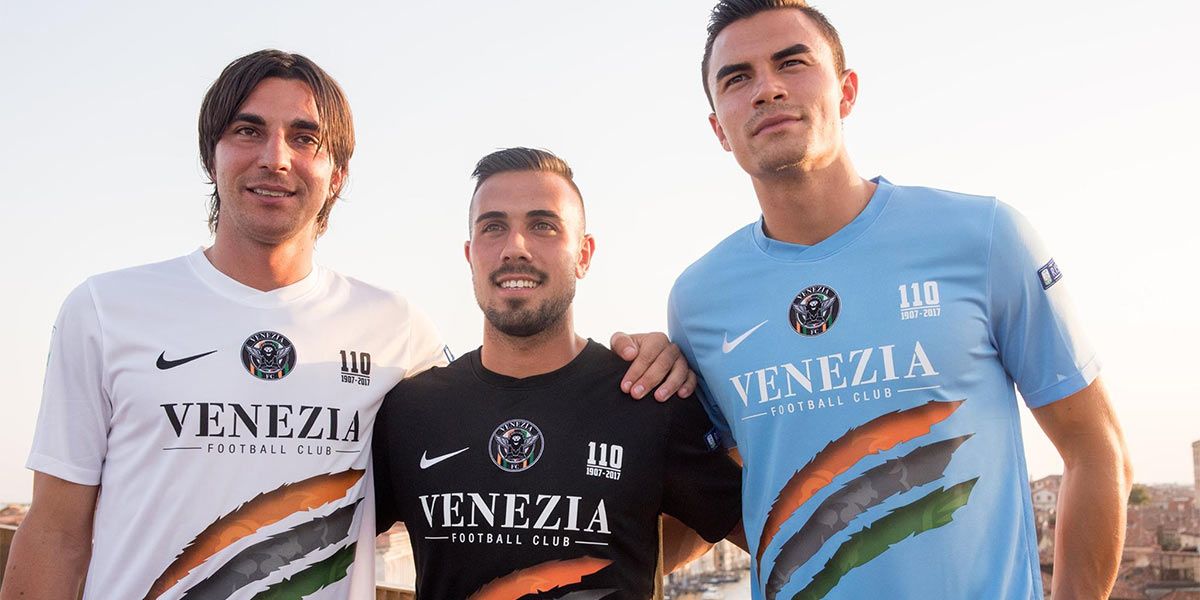 Le nuove maglie del Venezia 2017-2018