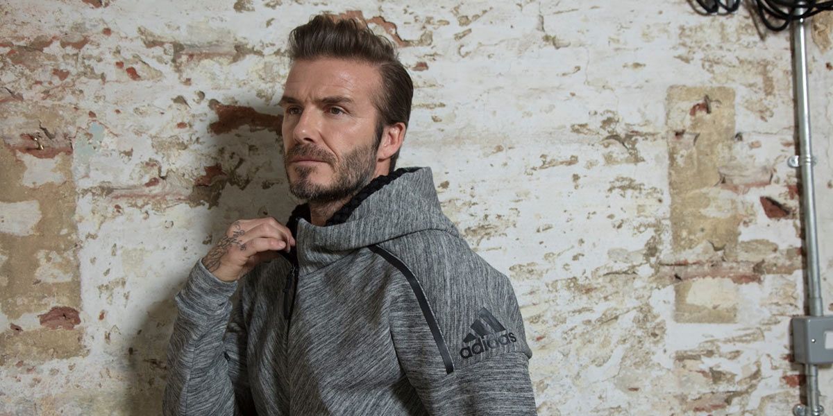 Nuovo adidas Store a David Beckham all'inaugurazione