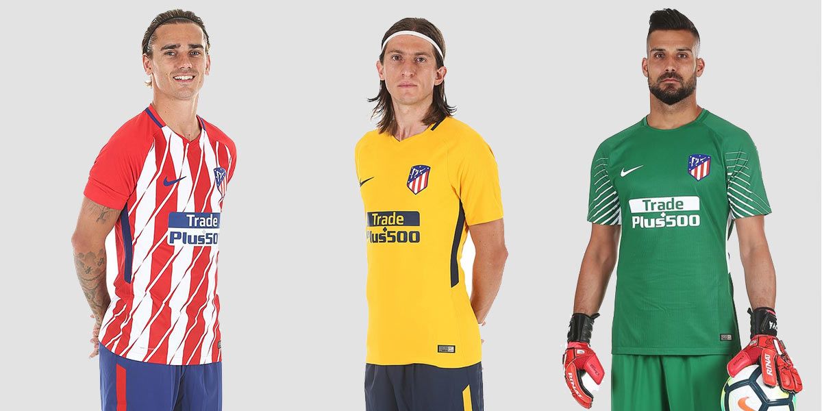 Le nuove maglie dell'Atletico Madrid 2017-2018