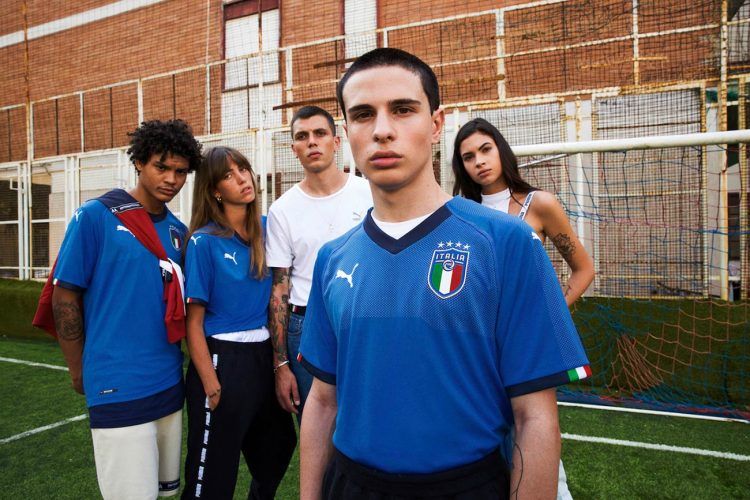 La nuova maglia dell'Italia firmata Puma