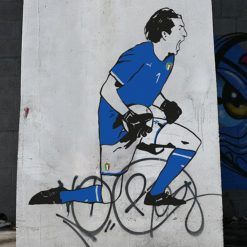 Gigi Buffon, murales in Brasile