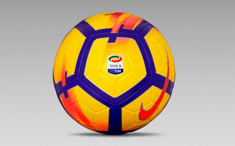 Pallone Serie A giallo 2017-2018