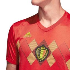 Grafica rombi sul petto, maglia Belgio Mondiali 2018
