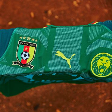 Dettaglio prima maglia Camerun 2018