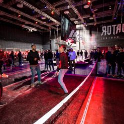 Calcio tennis con le adidas Predator