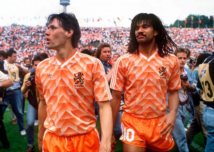 Van Basten e Gullit, maglia Olanda 1988