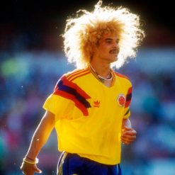 Valderrama ai Mondiali 1990 con la Colombia