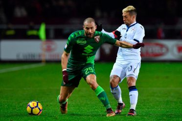 La divisa verde del Torino contro l'Atalanta