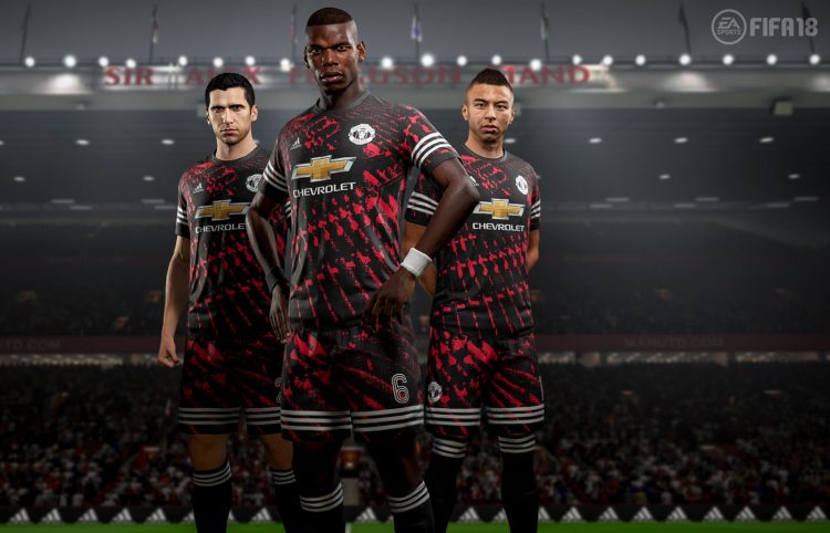 FIFA 18 Digital Fourth Kit 2017-2018, Manchester United