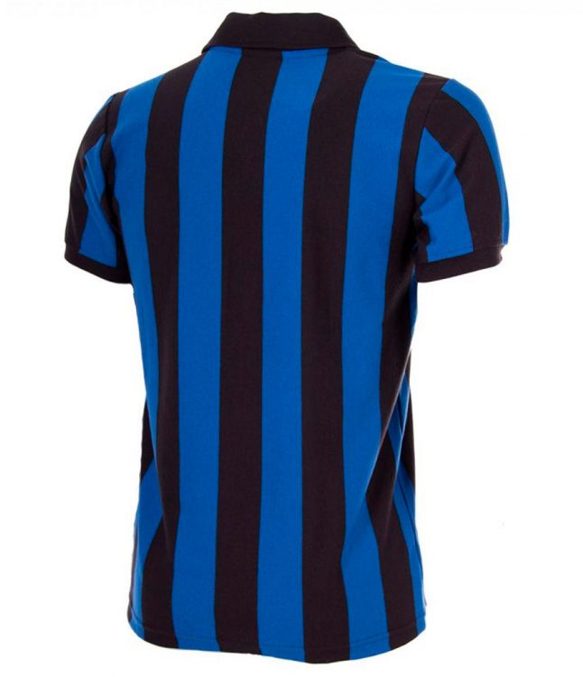 Maglia Inter Milan 1990 autografata da Lothar Matthäus. Cornice Icon