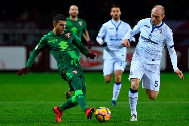 La divisa verde del Torino contro l'Atalanta