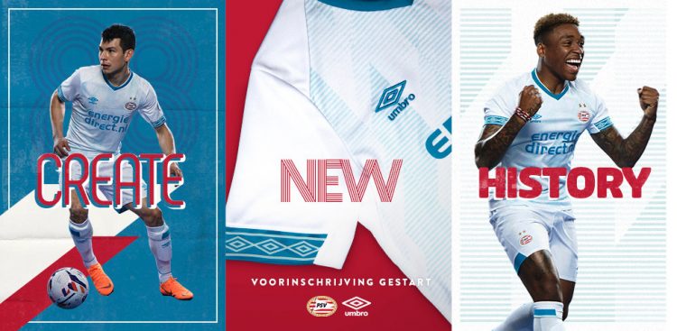 Campagna promo maglia PSV trasferta 2018-19