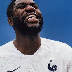 Umtiti con la seconda maglia della Francia 2018