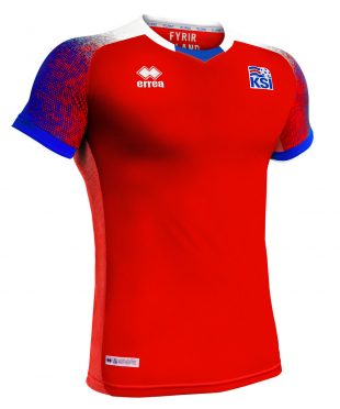 Maglia rossa portiere Islanda 2018