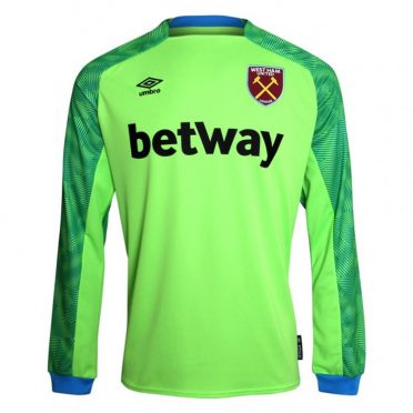 Maglia portiere West Ham away 2018-2019 verde