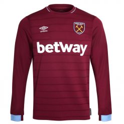 Prima maglia West Ham 2018-2019 maniche lunghe