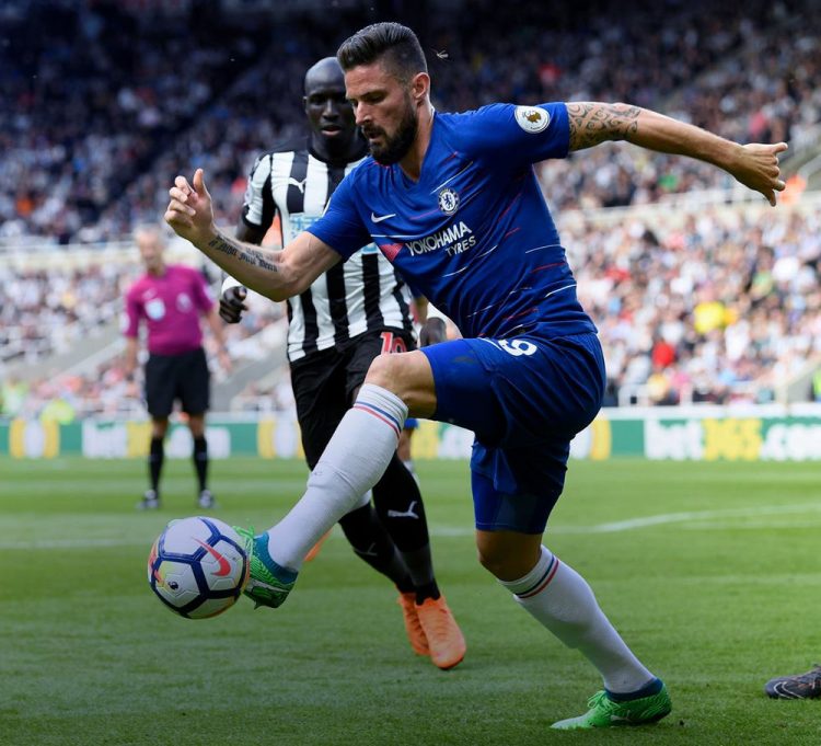 Giroud in Chelsea-Newcastle