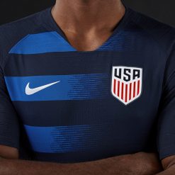 Dettaglio maglia away Stati Uniti 2018