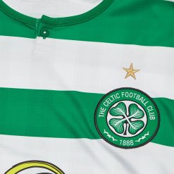 Colletto girocollo con bottone maglia Celtic