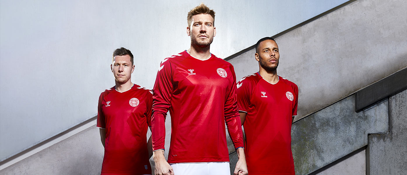 La nuova maglia della Danimarca ai Mondiali 2018