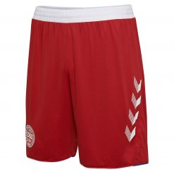 Pantaloncini Danimarca away rossi