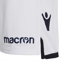 Lettering Macron su pantaloncini Cagliari bianchi