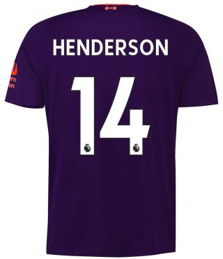 Seconda maglia Liverpool Henderson 14