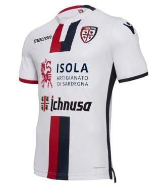 Seconda maglia Cagliari bianca 2018-2019