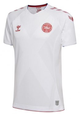 Seconda maglia Danimarca mondiali 2018 bianca